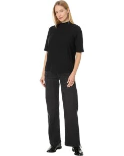 Eileen Fisher Mock Neck Elbow Sleeve Top | Shirts & Tops -Eileen Fisher Sales Store 610OX5Mc1pL. AC SR736920