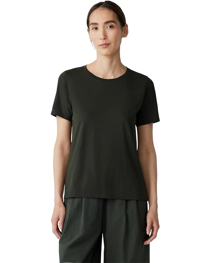 Eileen Fisher Round Neck Tee | Shirts & Tops 4 Eileen Fisher Round Neck Tee | Shirts & Tops - Image 4