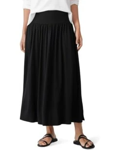 Eileen Fisher Full Length Gathered Skirt | Skirts