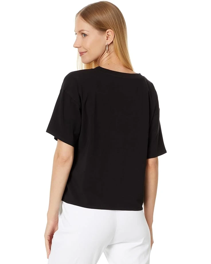 Eileen Fisher V Neck Boxy Short Sleeve Tee | Shirts & Tops 2 Eileen Fisher V Neck Boxy Short Sleeve Tee | Shirts & Tops - Image 2