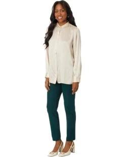 Eileen Fisher Mandarin Collar Shirt | Shirts & Tops -Eileen Fisher Sales Store 61AiYvRhjpL. AC SR736920