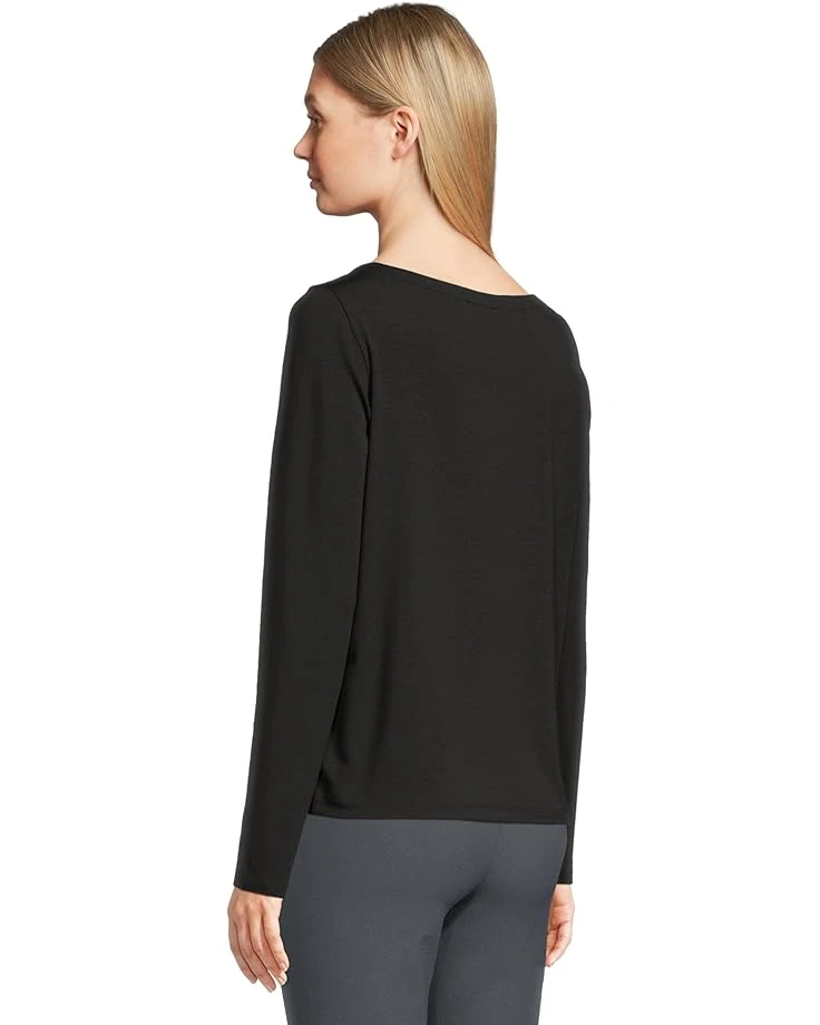 Eileen Fisher Bateau Neck Long Sleeve Top | Shirts & Tops 3 Eileen Fisher Bateau Neck Long Sleeve Top | Shirts & Tops - Image 3