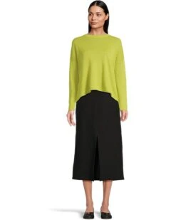 Eileen Fisher Petite Skirt With Front Slit | Skirts -Eileen Fisher Sales Store 61MOpSbIEaL. AC SR736920