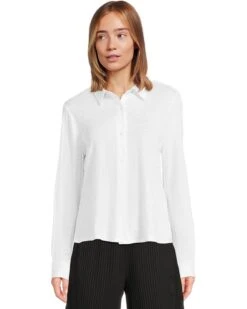 Eileen Fisher Classic Collar Shirt | Shirts & Tops -Eileen Fisher Sales Store 61PaLUOaxeL. AC SR736920