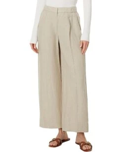 Eileen Fisher Petite Wide Pleated Full Length Pants