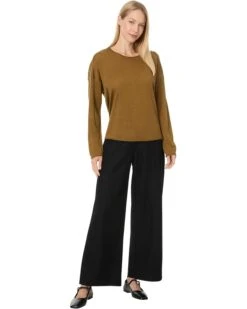 Eileen Fisher Petite Full Length Wide Pant | Pants -Eileen Fisher Sales Store 61SnoIGw0L. AC SR736920