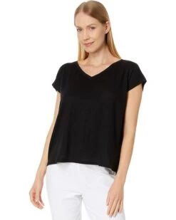 Eileen Fisher V-neck Square Tee | Shirts & Tops -Eileen Fisher Sales Store 61UdCxyQSiL. AC SR736920