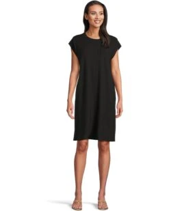 Eileen Fisher Round Neck Dress | Dresses