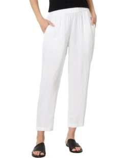 Eileen Fisher Petite High Waisted Tapered Ankle Pants -Eileen Fisher Sales Store 61Vulvc7CoL. AC SR736920