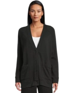 Eileen Fisher V-Neck Long Jacket | Coats & Outerwear