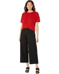 Eileen Fisher Petite Wide Ankle Pants -Eileen Fisher Sales Store 61bnmy2oYfL. AC SR736920