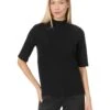 Eileen Fisher Mock Neck Elbow Sleeve Top | Shirts & Tops