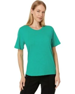 Eileen Fisher Crew Neck Tee | Shirts & Tops -Eileen Fisher Sales Store 61nl4S0KgGL. AC SR736920