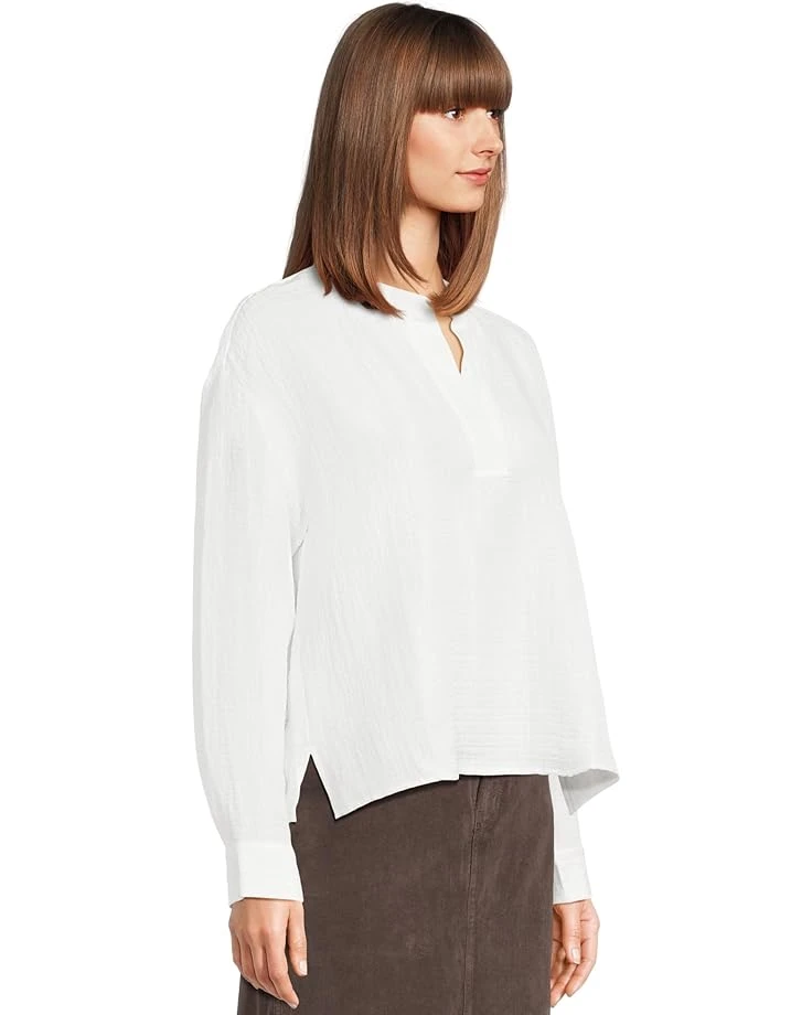 Eileen Fisher Mandarin Collar Top | Shirts & Tops 2 Eileen Fisher Mandarin Collar Top | Shirts & Tops - Image 2