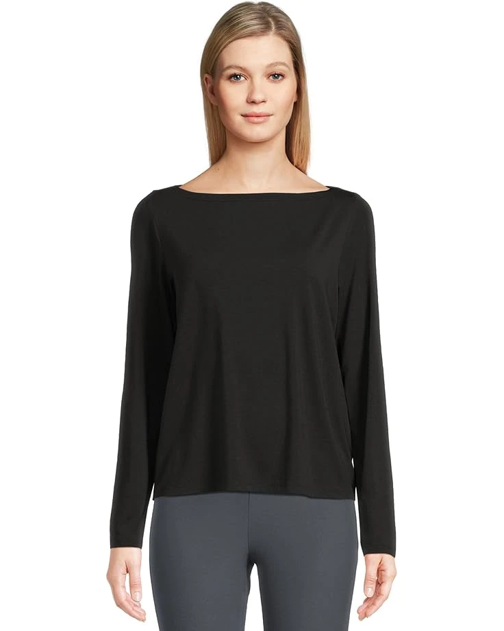 Eileen Fisher Bateau Neck Long Sleeve Top | Shirts & Tops 1 Eileen Fisher Bateau Neck Long Sleeve Top | Shirts & Tops