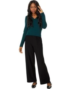 Eileen Fisher Petite High Waisted Wide Full Length Pants -Eileen Fisher Sales Store 61wx MApufL. AC SR736920