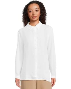 Eileen Fisher Classic Collar Shirt | Shirts & Tops -Eileen Fisher Sales Store 61xdXWQFtPL. AC SR736920
