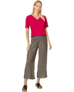 Eileen Fisher V Neck Short Sleeve Tee | Shirts & Tops -Eileen Fisher Sales Store 712DZzaXpTL. AC SR736920