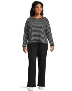 Eileen Fisher Round Neck Cropped Box Top | Shirts & Tops -Eileen Fisher Sales Store 714tO8h8fL. AC SR736920