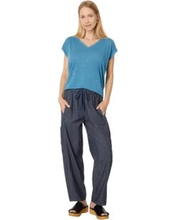 Eileen Fisher V-Neck Square Tee | Shirts & Tops -Eileen Fisher Sales Store 71FG6Qs U L. AC SR736920