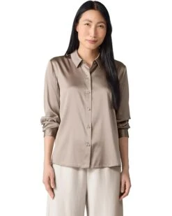 Eileen Fisher Classic Collar Shirt | Shirts & Tops