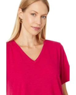 Eileen Fisher V Neck Short Sleeve Tee | Shirts & Tops -Eileen Fisher Sales Store 71HHZBD5DPL. AC SR736920