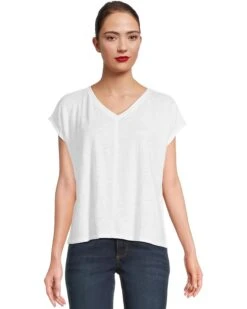 Eileen Fisher V-Neck Square Tee | Shirts & Tops -Eileen Fisher Sales Store 71QqcPXBkhL. AC SR736920