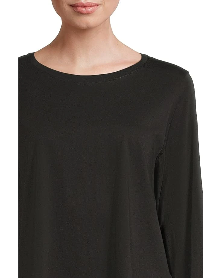 Eileen Fisher Round Neck Long Sleeve Tee | Shirts & Tops 4 Eileen Fisher Round Neck Long Sleeve Tee | Shirts & Tops - Image 4