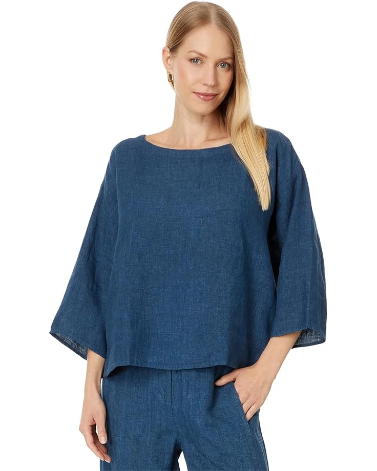 Eileen Fisher Bateau Neck Box Top | Shirts & Tops 1 Eileen Fisher Bateau Neck Box Top | Shirts & Tops