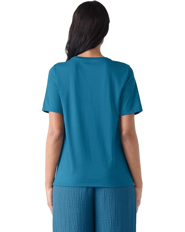 Eileen Fisher Round Neck Tee | Shirts & Tops 2 Eileen Fisher Round Neck Tee | Shirts & Tops - Image 2