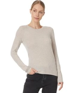 Eileen Fisher Round Neck Slim Long Sleeve Tee | Shirts & Tops -Eileen Fisher Sales Store 71WDHsLnIL. AC SR736920