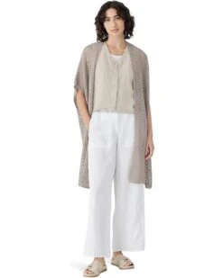 Eileen Fisher Sleeveless Cardigan | Sweaters