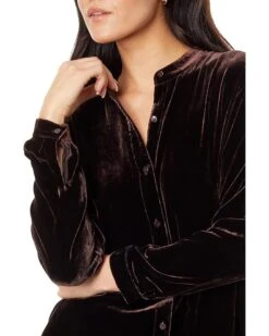 Eileen Fisher Petite Mandarin Collar Long Shirt | Shirts & Tops -Eileen Fisher Sales Store 71Y0ywzL4DL. AC SR736920