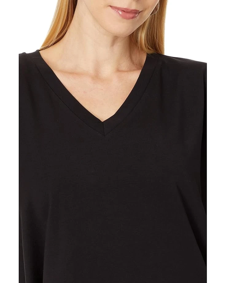 Eileen Fisher V Neck Boxy Short Sleeve Tee | Shirts & Tops 3 Eileen Fisher V Neck Boxy Short Sleeve Tee | Shirts & Tops - Image 3
