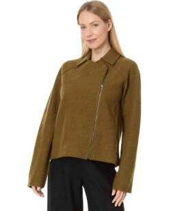 Eileen Fisher Moto Jacket With Zip Front | Coats & Outerwear -Eileen Fisher Sales Store 71cRLzb3kL. AC SR736920