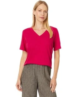 Eileen Fisher V Neck Short Sleeve Tee | Shirts & Tops