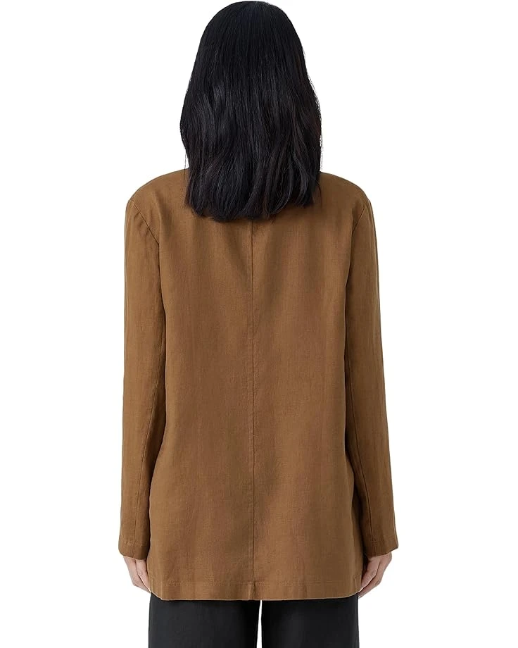 Eileen Fisher Notch Collar Long Blazer | Coats & Outerwear 2 Eileen Fisher Notch Collar Long Blazer | Coats & Outerwear - Image 2