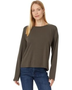 Eileen Fisher Crew Neck Box Top | Shirts & Tops -Eileen Fisher Sales Store 71r1aak4HZL. AC SR736920