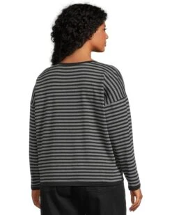 Eileen Fisher Round Neck Cropped Box Top | Shirts & Tops -Eileen Fisher Sales Store 71uwroJqLQL. AC SR736920