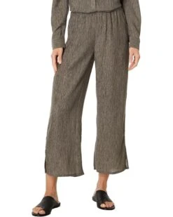 Eileen Fisher Petite Wide Ankle Pants
