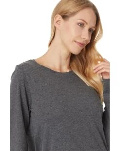 Eileen Fisher Round Neck Long Sleeve Tee | Shirts & Tops -Eileen Fisher Sales Store 81WKipbdUBL. AC SR736920