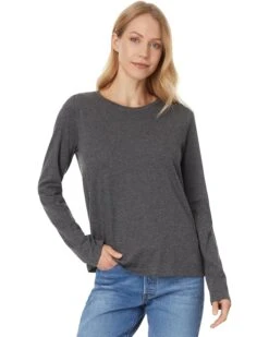 Eileen Fisher Round Neck Long Sleeve Tee | Shirts & Tops